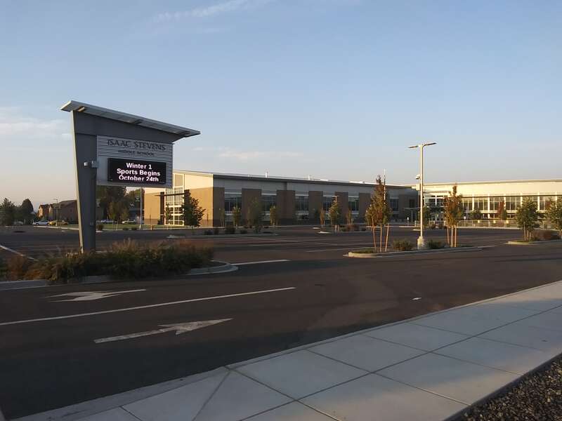Isaac Stevens Middle School in Pasco, Washington.