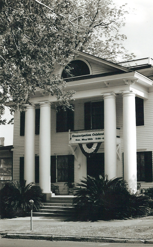 The Knott House in Tallahassee, FL. A key building in the Park Avenue Historic District. Former Headquarters of the Union Army. The Emancipation Proclamation was read from the steps of the building on May 20, 1865 declaring freedom for all slaves in