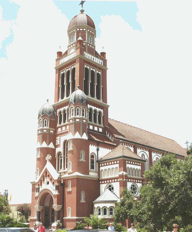 St. John the Evangelist Catholic Church Lafayette, LA. Cathedral of St. John Parish.