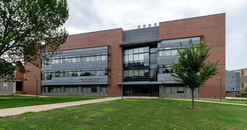 Lasry Center for Bioscience, Clark University, Worcester Massachusetts. Designed by Tsoi Kobus and Associates of Cambridge, Mass. Dedicated April 28, 2005.