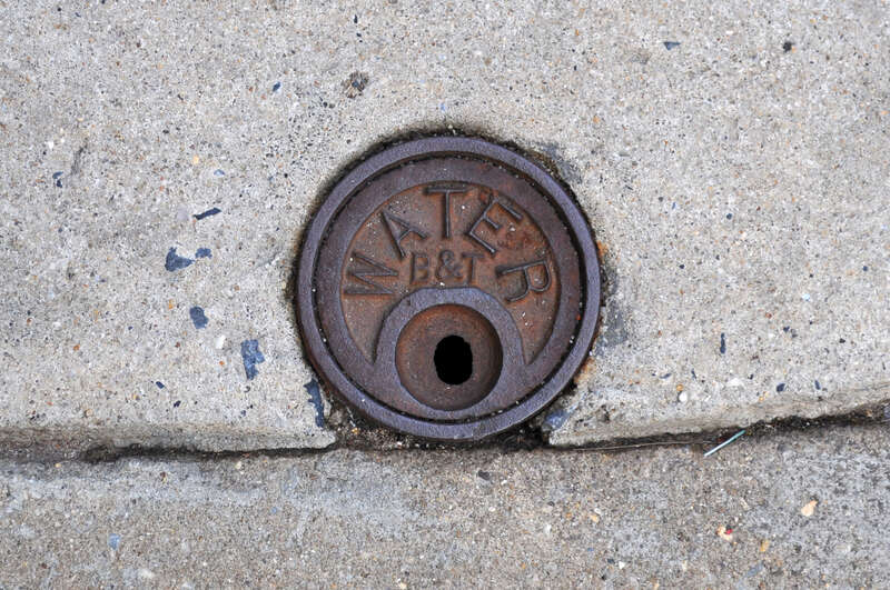 Bingham &amp; Taylor Water Phila PA Maintenance Hole Cover