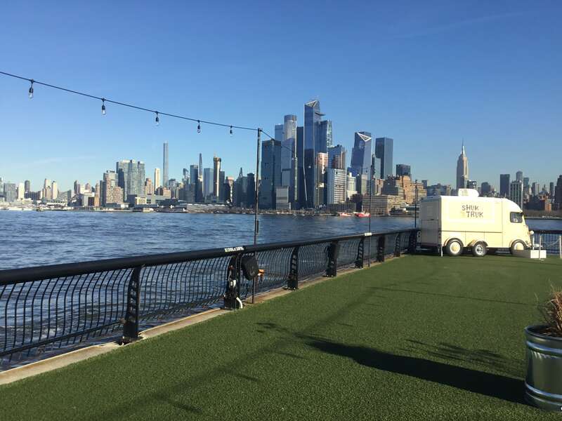 The Manhattan skyline seen from Hoboken