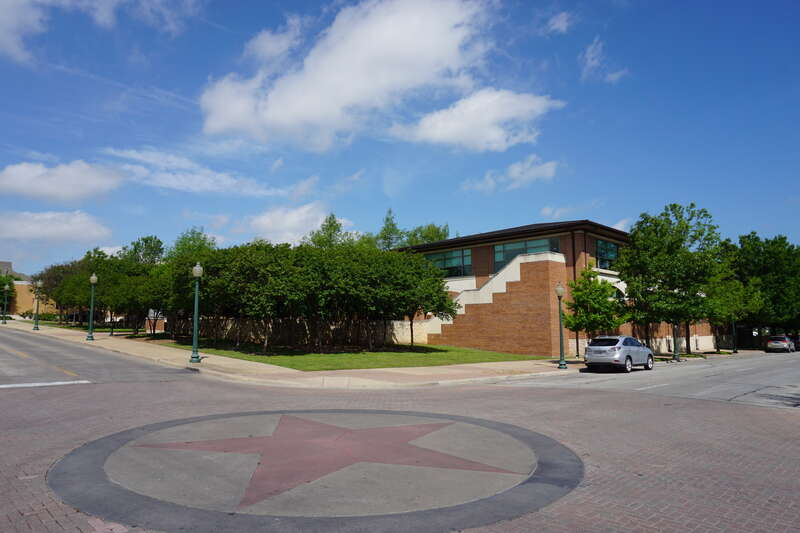The Roy &amp; Helen Hall Memorial Library in McKinney, Texas (United States).