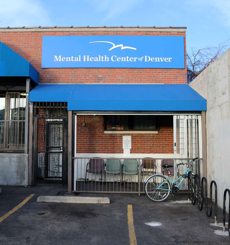 One of the Mental Health Center of Denver (MHCD) clinics. This one is located at 1075 Galapago Street in Denver, Colorado.