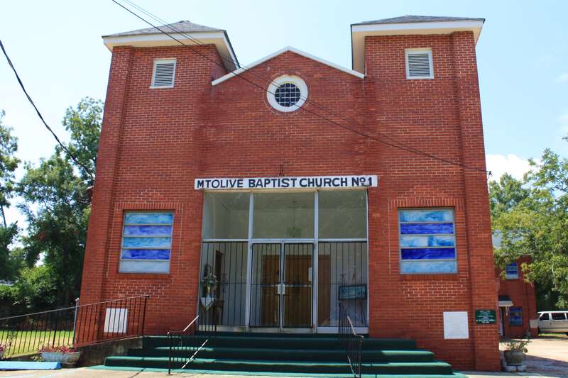 Mt. Olive Missionary Baptist Church No.1 at 409 Lexington Avenue in Mobile, Alabama.  On the National Register of Historic Places.