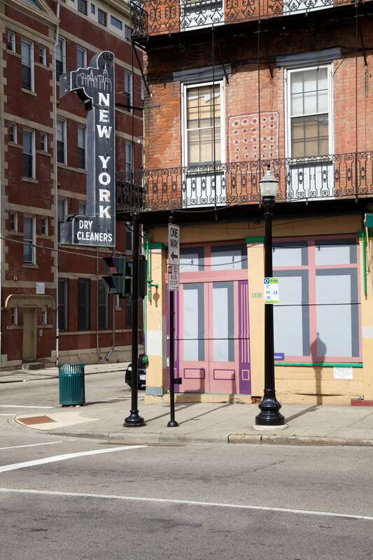 Cool (former) neon sign in the Over-the-Rhine district of Cincinnati, Ohio.