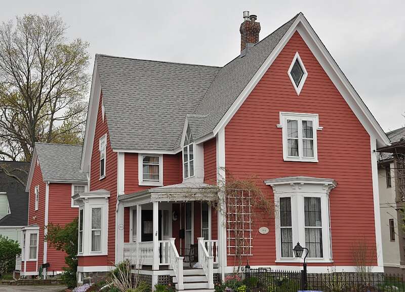 A photograph of the historic John A. Fenno House in Newton, Massachusetts.