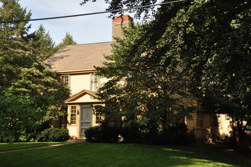 The historic Kingsbury House in Newton, Massachusetts.