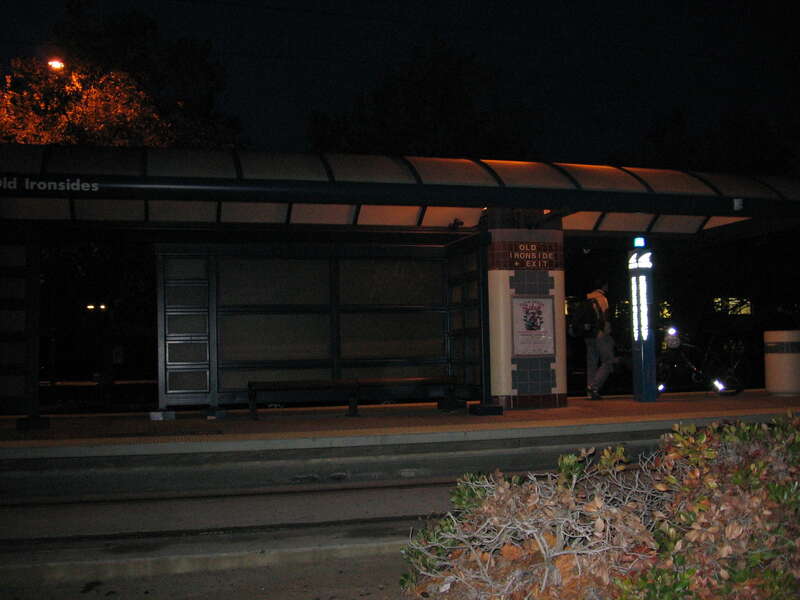 The Old Ironsides (VTA) station in Santa Clara, California, USA.