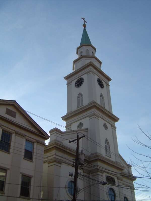 *description: Old Saint Mary's Church in Cincinnati, Ohio