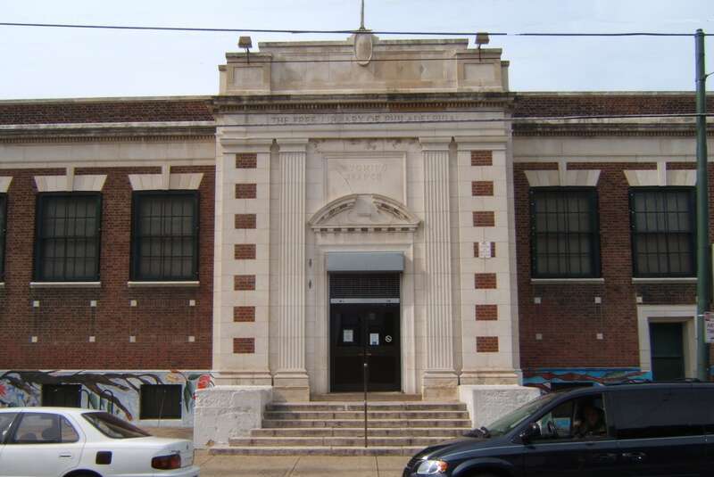 Wyoming Branch, Free Library of Philadelphia - 231 East Wyoming Avenue, Philadelphia PA 19120 - Opened October 29, 1930, the very last Carnegie library in the world.