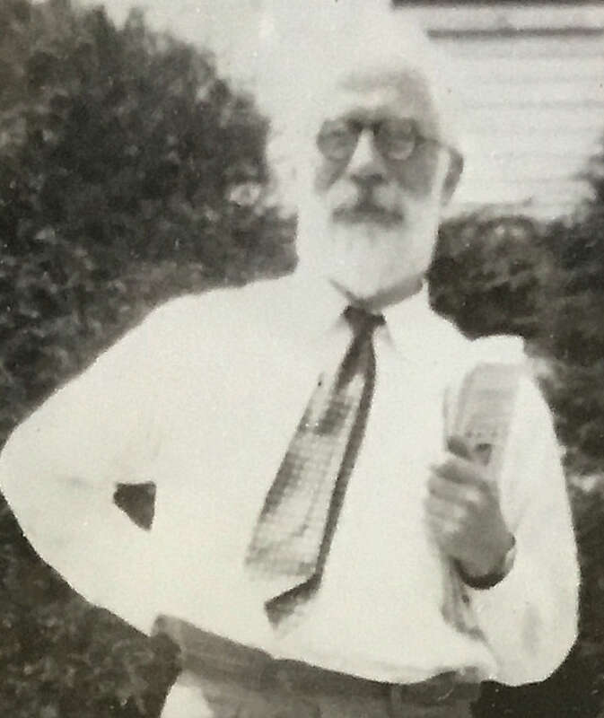 Ronald Aylmer Fisher at the statistics conference at the Blue Ridge Assembly in Asheville, NC during the summer of 1952.