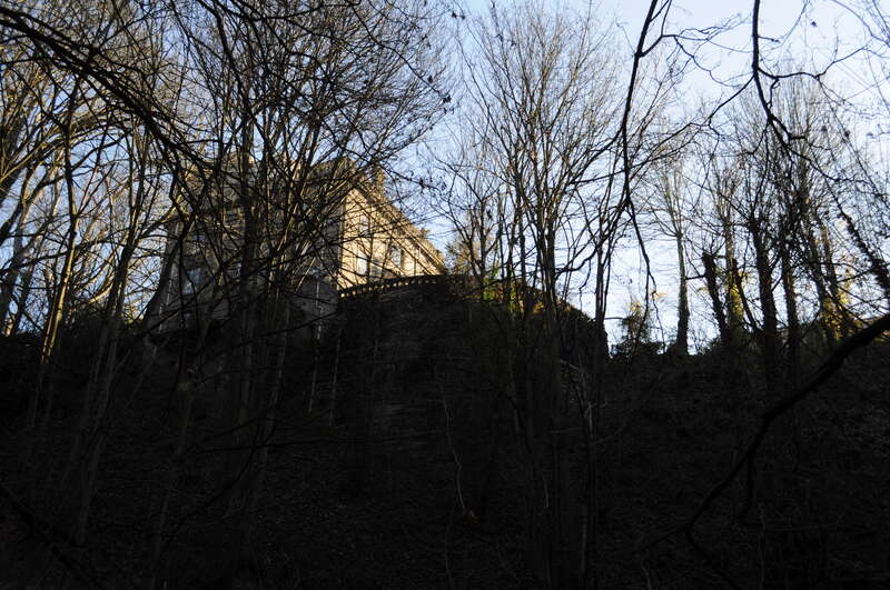 This concrete house on E Highland Drive in the Harvard Belmont Landmark District, Capitol Hill, Seattle, Washington, was built in 1910 for transportation magnate Samuel ("Sam") Hill. Architects: Hornblower and Marshall, based in Washington, D.C.