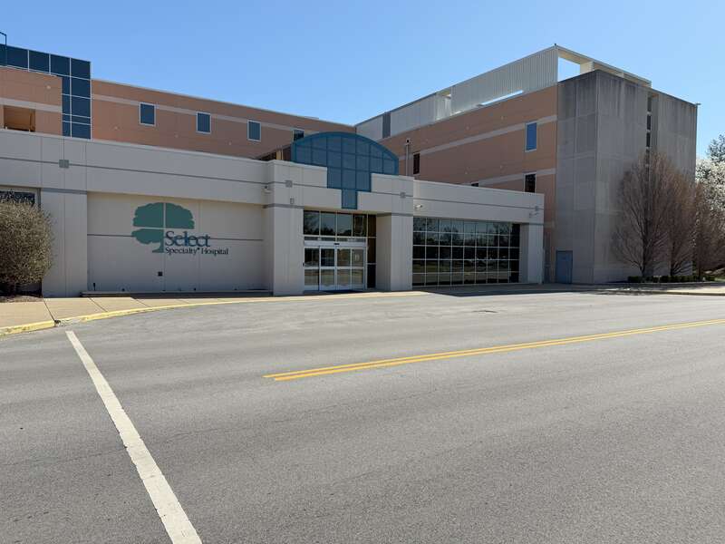 Photograph of Select Specialty Hospital in Evansville, IN, USA takes on March 22 2024.