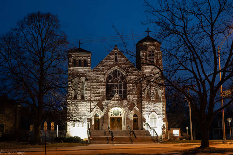 Things like this happen when you wake up early and can't go back to sleep.  Grab the camera and tripod and go take a picture of something before the sun comes out and wrecks everything ;)