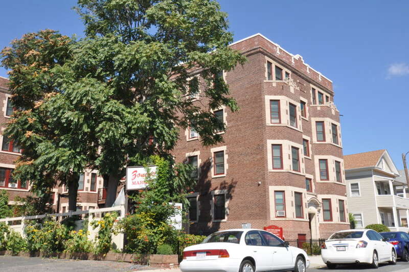 Evans Court Apartment Building, Springfield, Massachusetts.