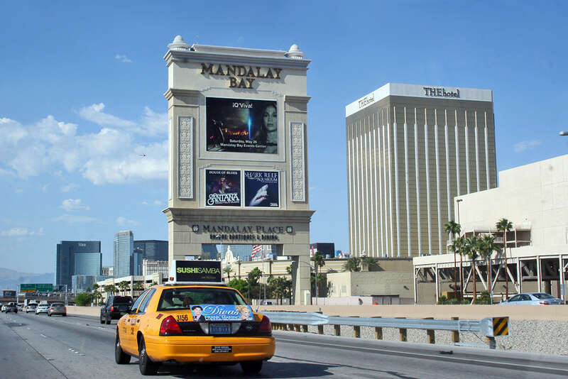From Las Vegas North Freeway