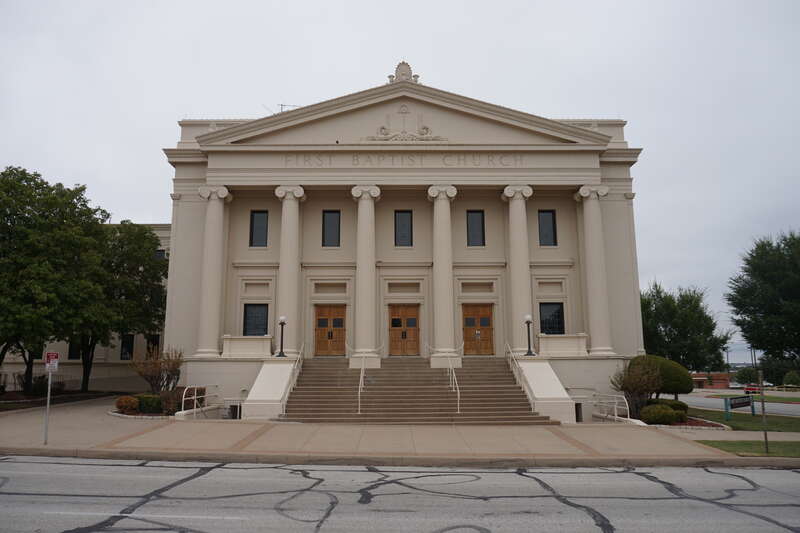 First Baptist Church in Wichita Falls, Texas (United States).