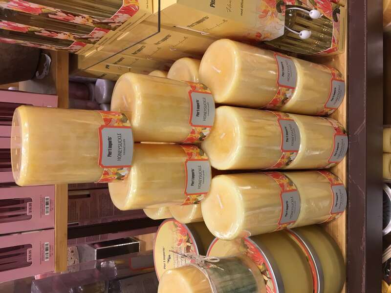 Yellow candles