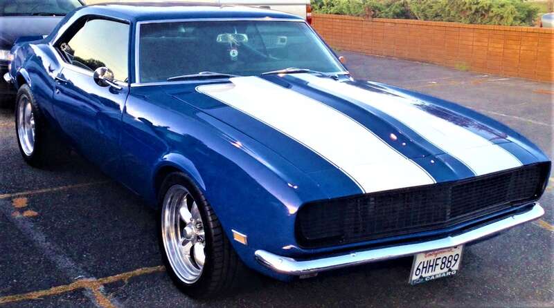 Blue 68 Camaro