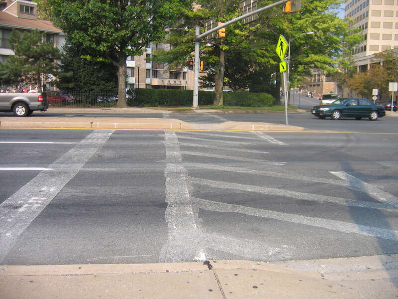 MD 355 (Rockville Pike) at Monroe Street / Church Street, Rockville, MD, USA