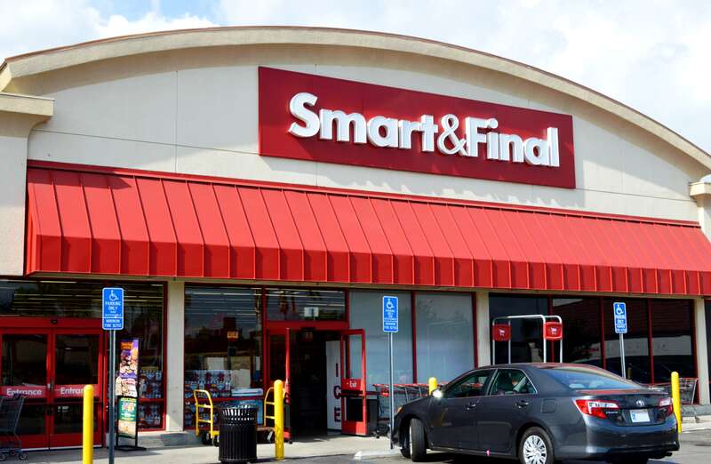 Smart &amp; Final store on Main Street, Alhambra, Los Angeles County, California.