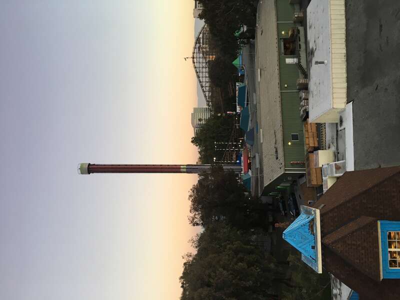 Aerial view of California's Great America