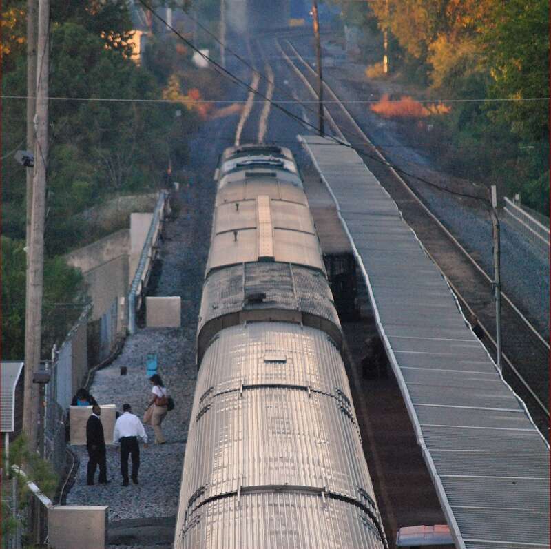 The Southbound Crescent can be seen here at the Atlanta Georgia Station  There is usually a wait here while the Amtrak staff do their stuff  which gives you the opportunity to get off and grab a few photos