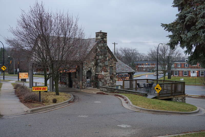 The Tuomy Hills Service Station in Ann Arbor, Michigan (United States).