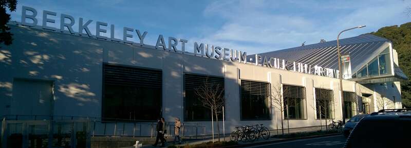 The entrance to the new location for the Berkeley Art Museum Pacific Film Archive, which opened in January, 2016. Photo by Jim Heaphy.
