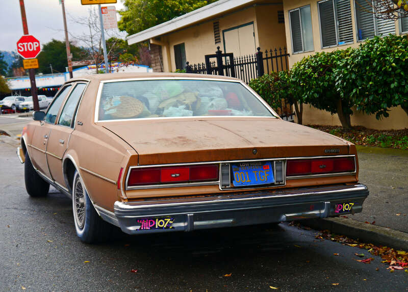 1977 Chevrolet Caprice Classic 4-door Sedan.

6-cylinder 4.1L (250 cu in) engine (82 kW; 110 bhp).