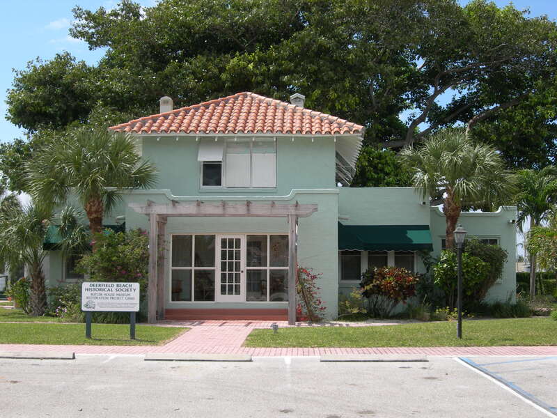Butler house in Deerfield Beach, Florida, listed on the National Register of Historic Places.