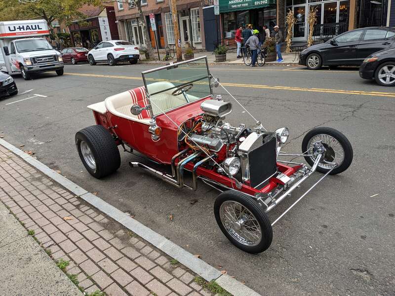 The kind of car Mr. Toad would drive.