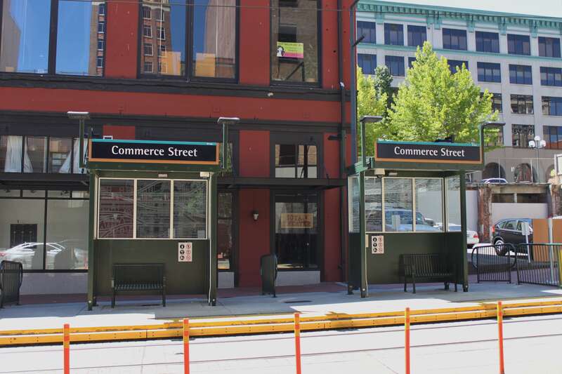 Commerce Street Station southbound platform