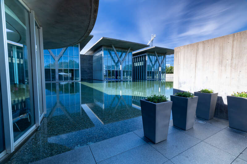 Courtyard of the Modern Art Museum of Fort Worth