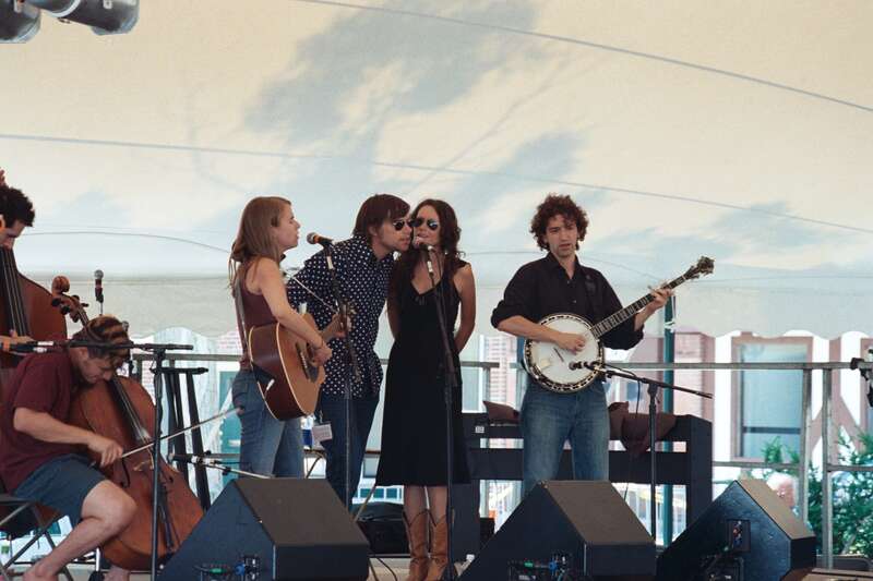 Sarah Lee Guthrie &amp; Johnny Irion onstage