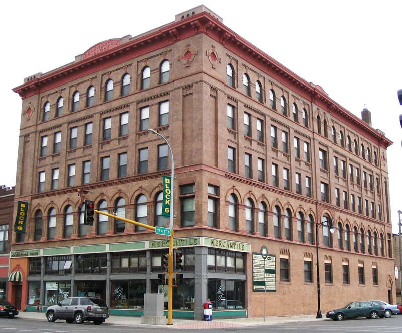 DeLendrecie's Department Store, Fargo, North Dakota. This building is listed on the National Register of Historic Places.