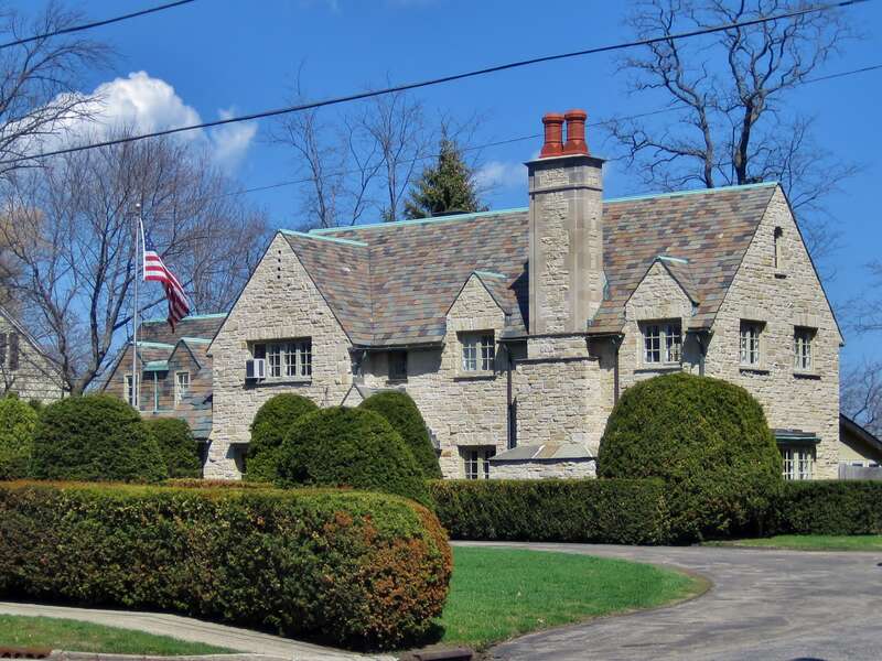 Dr. Harry James McKean House in the Near North Historic District, Waukegan, IL (1928). McKean was a dentist.