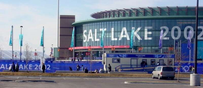 The E Center, West Valley City, Utah, during the 2002 Winter Olympics.