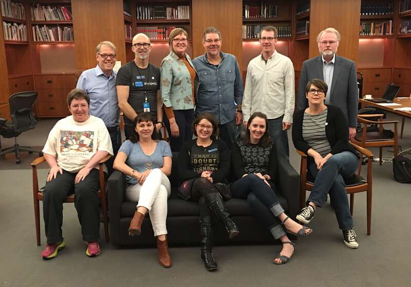 Editors who participated in the Amon Carter Museum of American Art's Edit-a-Thon (EaT2)