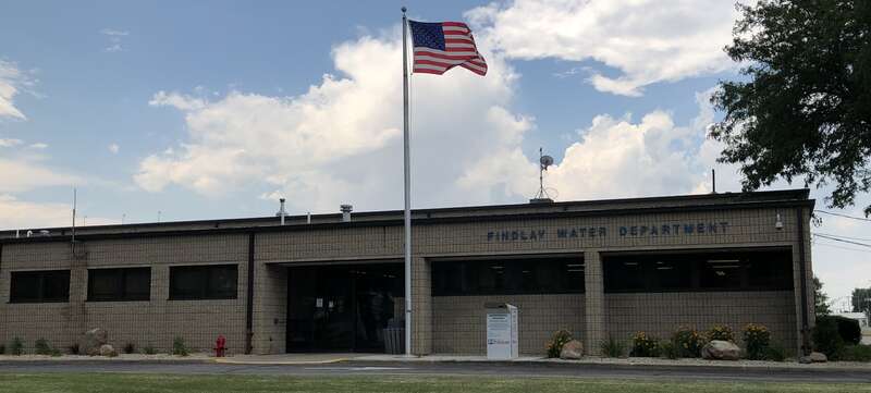 The Findlay Ohio Water Department building.