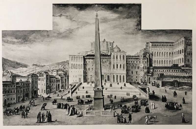 Fresco of Piazza S. Pietro in the Vatican (1587–8)