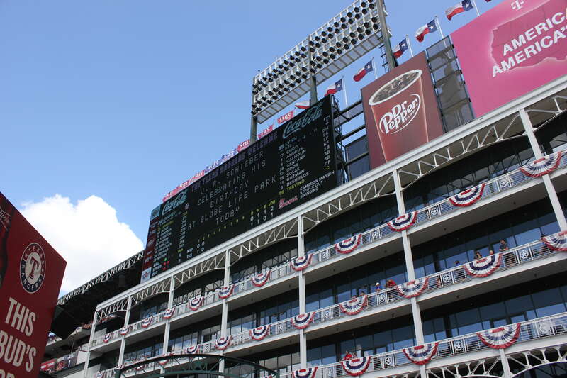 Globe Life Park Final Game, Arlington, Texas