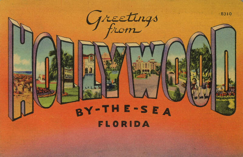 Production Date: Circa 1940
Source Type: Postcard
Printer, Publisher, Photographer: J. B. Sommers, Colourpicture (#B310, #11267)
Postmark: February 12, 1944, Hollywood, Florida
Collection: Steven R. Shook
This postcard does not appear in Tenney and