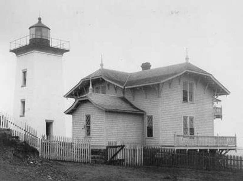 Hospital Point Light, Beverly, Massachusetts, USA.  The front light of the Hospital Point Range.