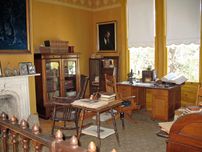 w:National Register of Historic Places listings in Contra Costa County, California.

Study, John Muir Home, John Muir National Historic Site, 4202 Alhambra Ave., Martinez, California, USA.