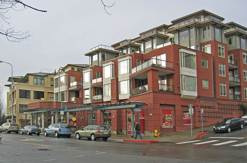 Mixed-use infill development supports walkable downtown Kirkland.
This work is licensed under a
Creative Commons Attribution 3.0 United States License.

Please Attribute to: Brett VA
