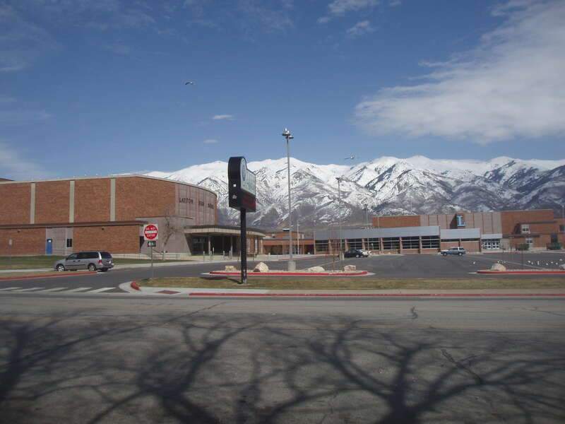 Layton High School, a secondary school in Layton, Utah, United States.