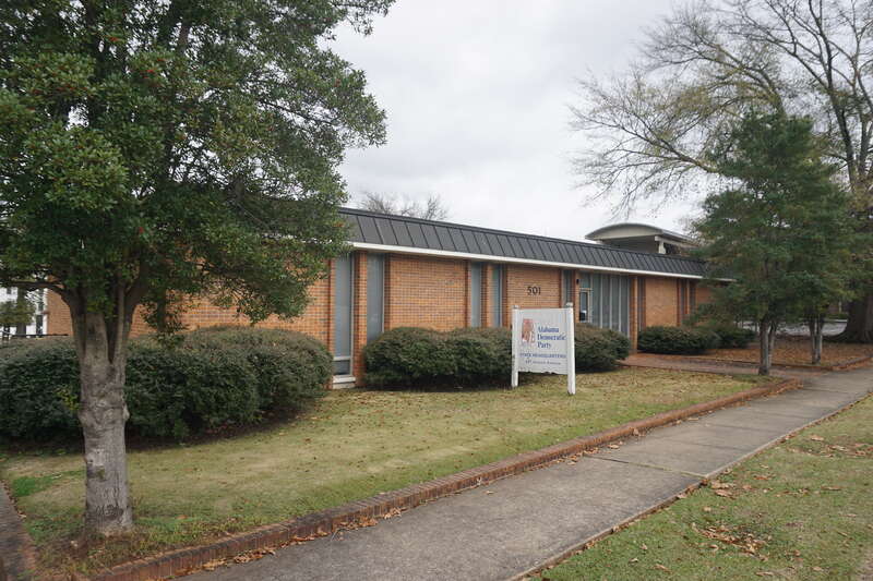 The Alabama Democratic Party State Headquarters in Montgomery, Alabama (United States).