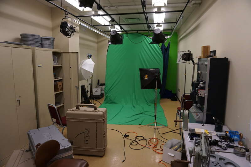 The AV Studio at the Oklahoma History Center in Oklahoma City, Oklahoma (United States).